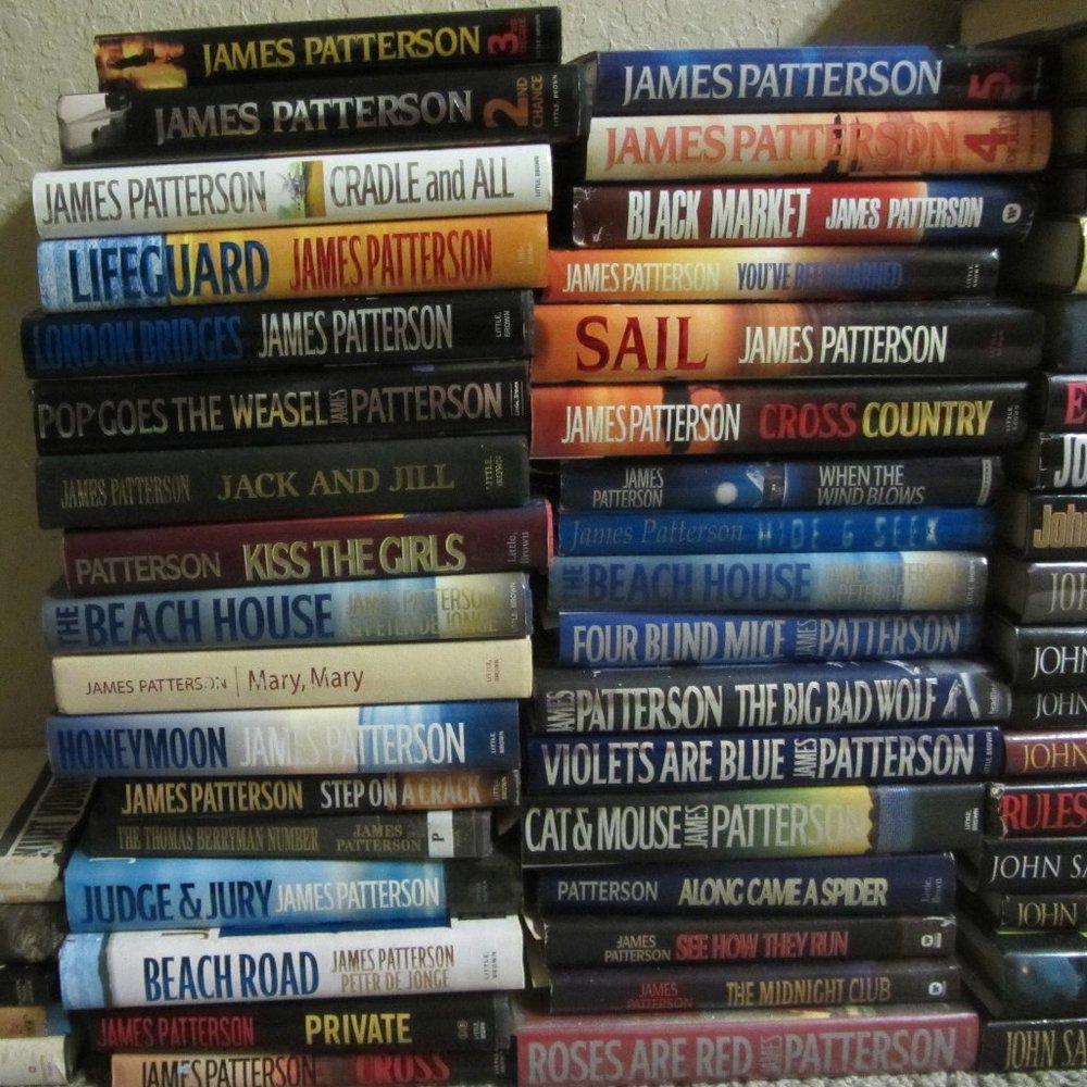 James Patterson hardcover books $10 each